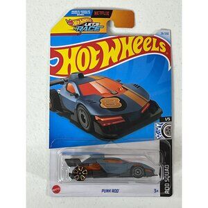 Hot Wheels Car Punk Rod HW Rod Squad Toy Diecast Lets Race Cars 1 64 Kids Gift